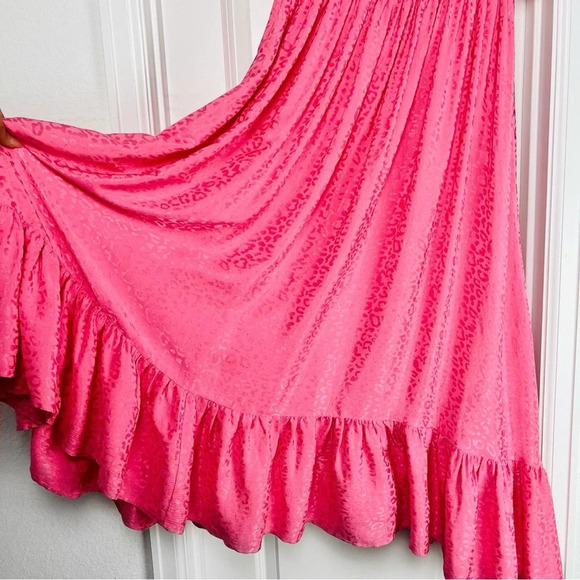 Batsheva Silk May Nap Dress Ruffled Midi Prairie 0 XS Rare - Picture 10 of 10